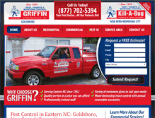 Tablet Screenshot of griffinexterminating.com